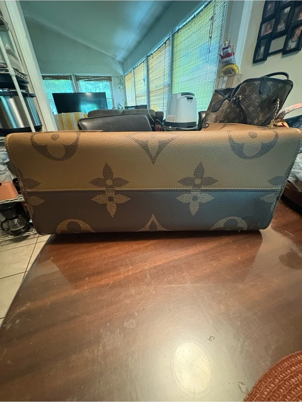 Louis Vuitton OTG GM Reverse Tote with Red Interior